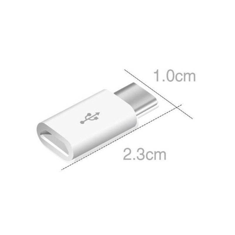 Adaptador micro USB a USB tipo "C"