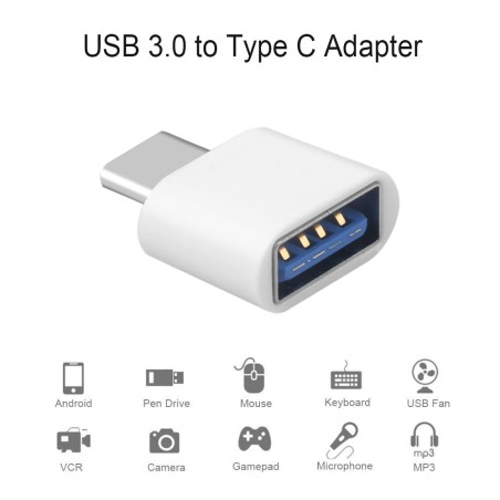 Adaptador plug USB C a jack USB 3.0 Steren Tienda en Lí