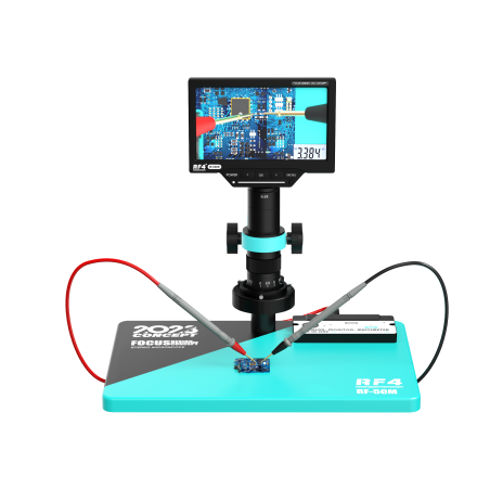 Microscopio Digital 7-50x con Multimetro en pantalla RF-50M