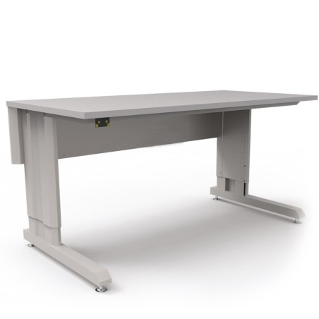 Mesa de trabajo ESD de 153cm con altura ajustable