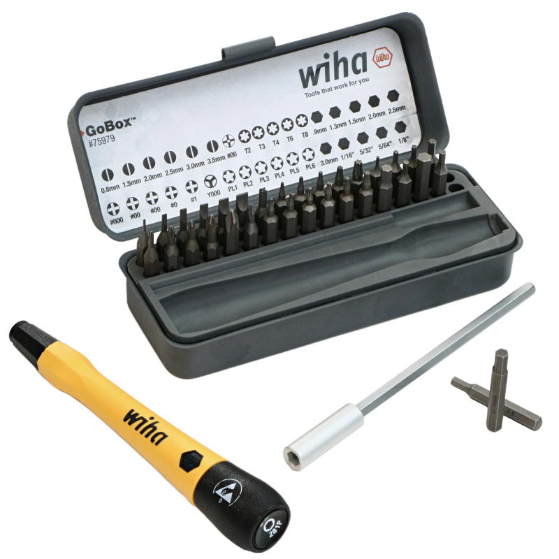 Juego de 36 piezas ESD GoBox Electronics Wiha 75979