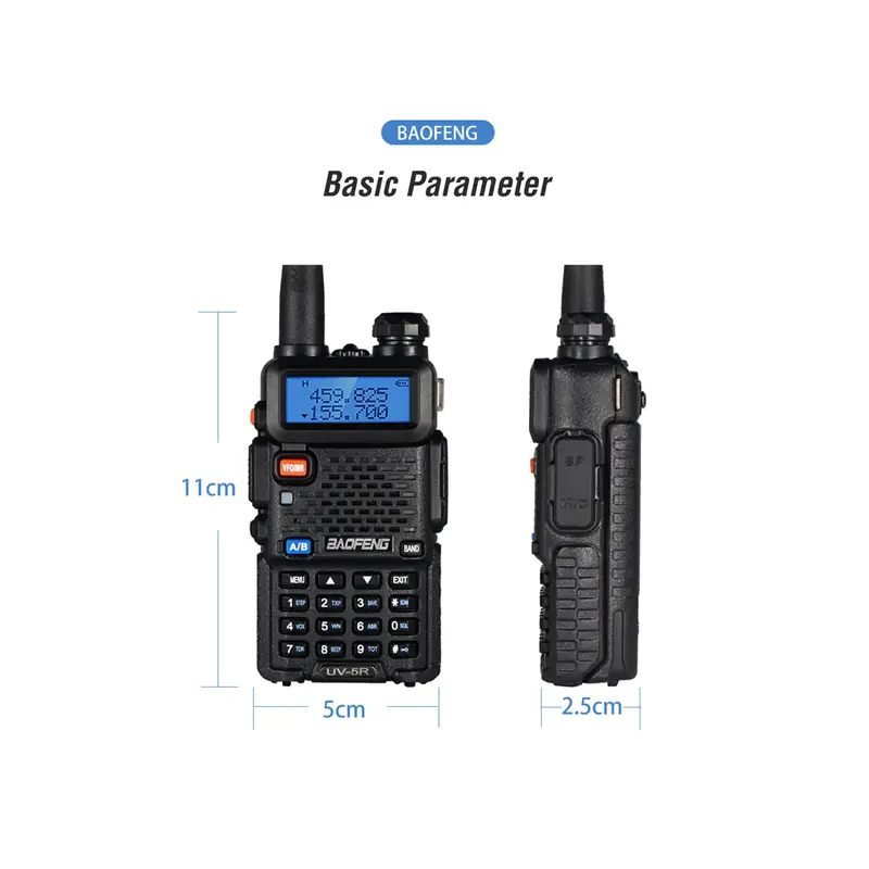 Radio Walkie talkie de dos vias UV-5R