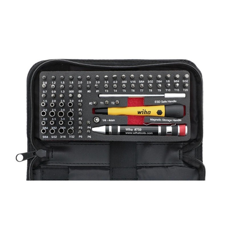 Juego de micropuntas con sistema de ESD 68 piezas y 4 puntas