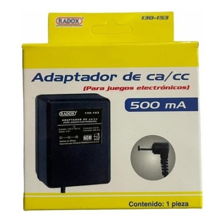 Adaptador de voltaje ca/cc (Para bascula tipo TORREY) 9Vcc 500mA