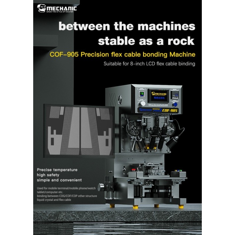Máquina de unión de flexores de precisión Mechanic COF905