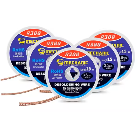 Malla para desoldar (solder wick) Mechanic R300