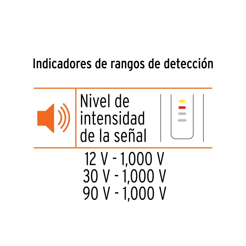 Probador de voltaje sin contacto de doble rango, Truper
