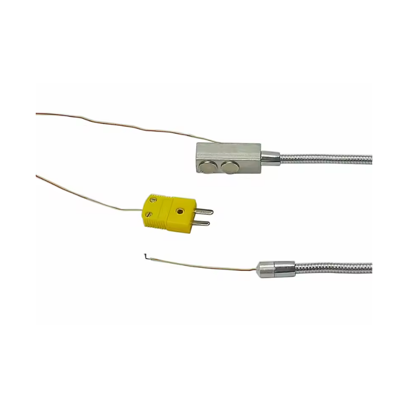 Termocupla tipo K rígido-flexible con iman