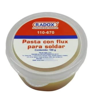 Pasta para soldar con flux...