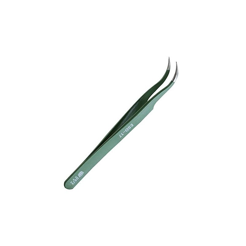 Tweezers ESD-17 Green