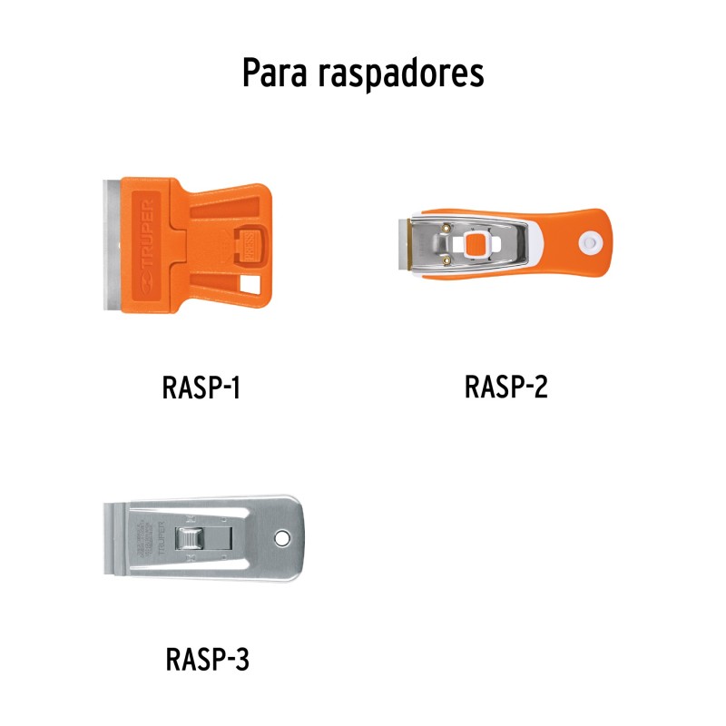 Repuestos para raspadores (navajas)