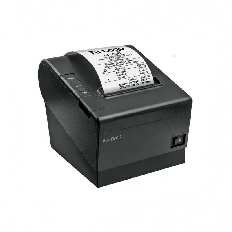 Impresora de tickets 80mm con autocorte, USB, Bluetooth, RJ45, y WiFi