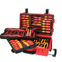 Set de profesional de Herramientas aisladas de 80 piezas para electricista montadas en estuche rígido Wiha 32800