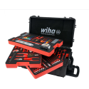 Kit Premium de 194 piezas en una caja de herramientas con ruedas Wiha 92100