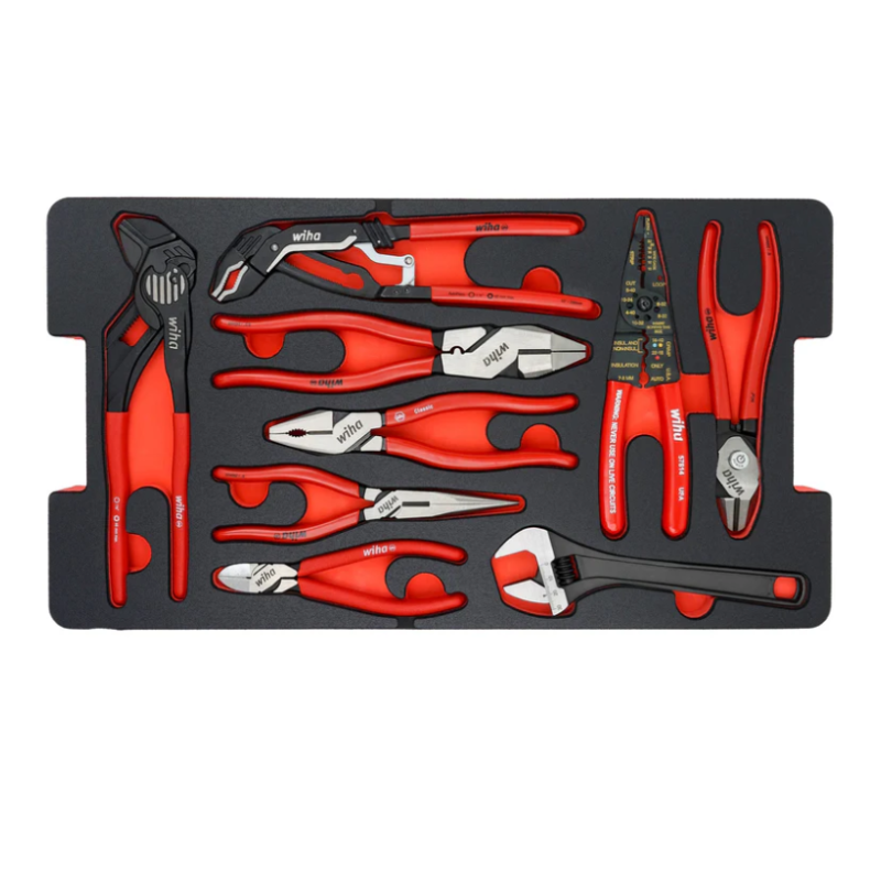 Kit Premium de 194 piezas en una caja de herramientas con ruedas Wiha 92100