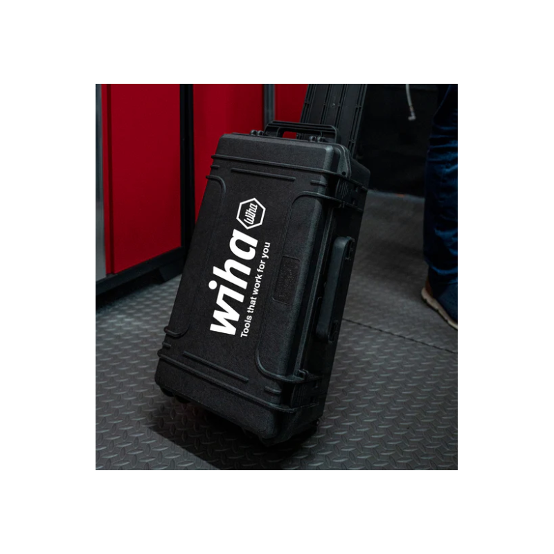 Kit Premium de 194 piezas en una caja de herramientas con ruedas Wiha 92100