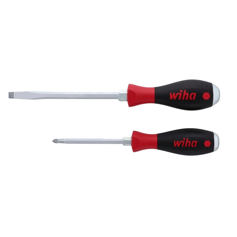 Par de desarmadores de alta resistencia Wiha SoftFinish 53082