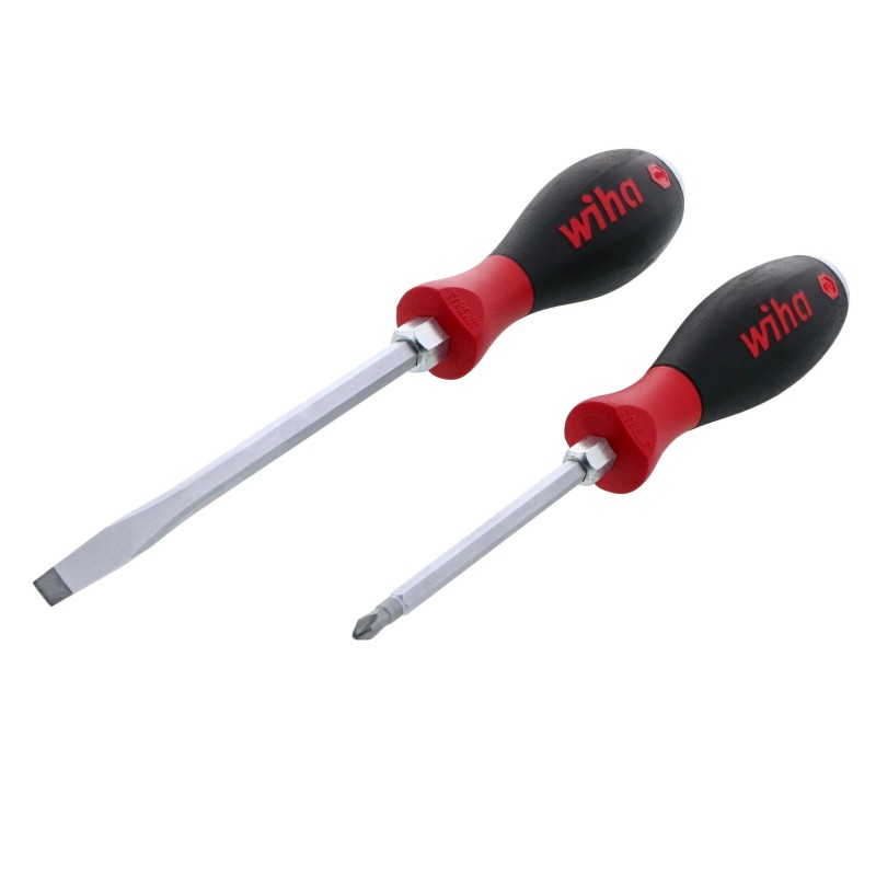 Par de desarmadores de alta resistencia Wiha SoftFinish 53082