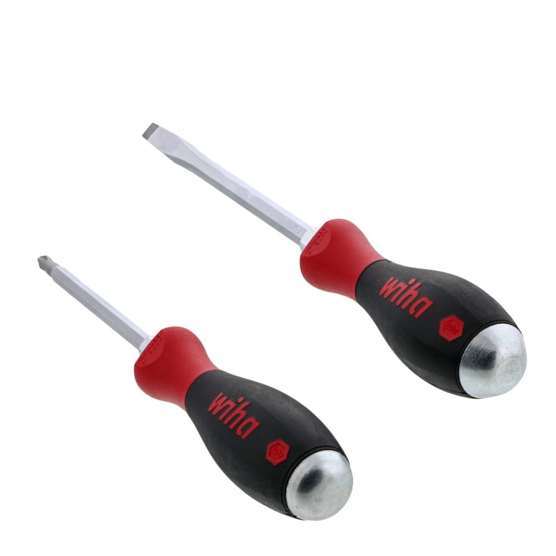 Par de desarmadores de alta resistencia Wiha SoftFinish 53082