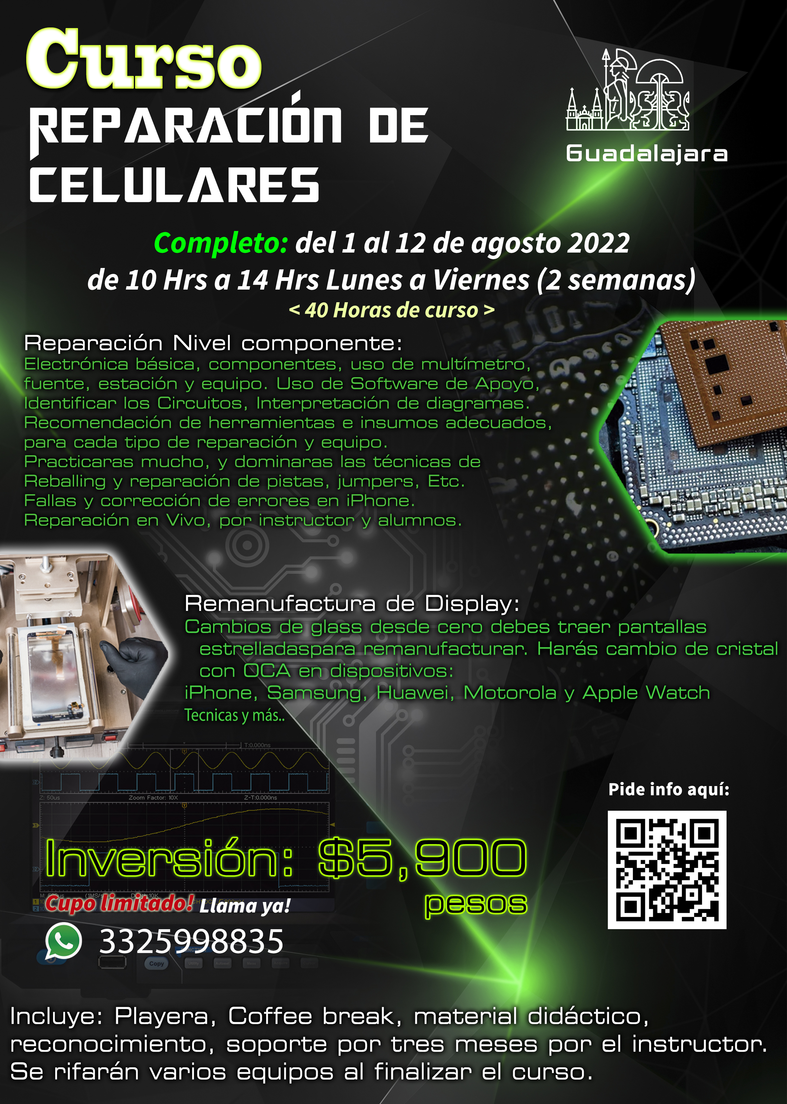 Curso Profesional: Reparación de Celulares